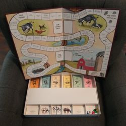Brand New Vintage Rare 1988 Life On The Farm Board Game From Minnesota (Box Is Torn On The Corner)