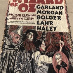 Wizard Of Oz Throw Blanket $10
