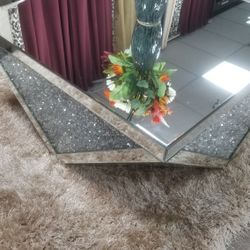 🥏GLASS COFFEE TABLE BRAND NEW 