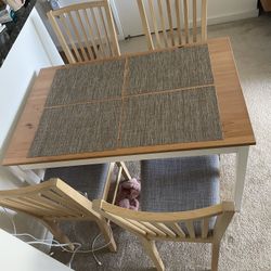 Kitchen Table Set With 4 Chairs