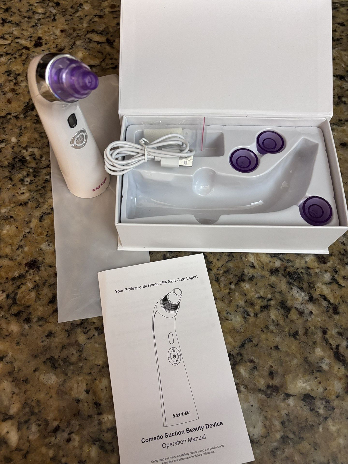 Professional Home Skin Vacuum Suction Pore Extractor Beauty Device