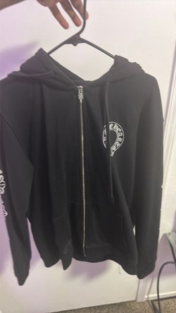 Chrome Hearts Black Zip-Up Hoodie