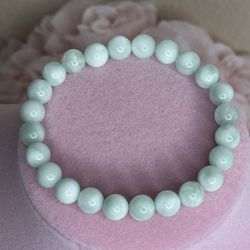 8mm Green Larimar 
