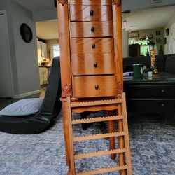 Vintage Jewelry Armoire 