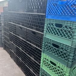 So Many Different Vintage Milk Crates Available For Sale