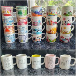 (NEW!) Rae Dunn & Starbucks 'Been There Series' / 'You Are Here Collection' Mugs, etc. (10 pictures posted)