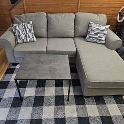 Sectional/Recliner Combo With Matching Tables