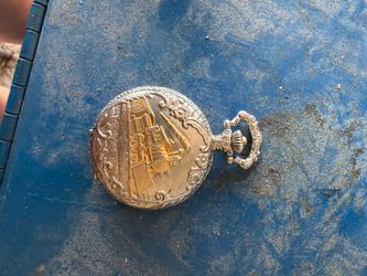 Vintage Engraved Pocket Watch