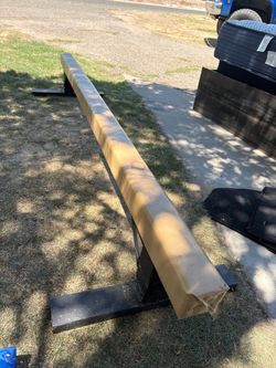 Gymnastics Balance Beam with Wood Base