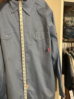 Bocomal Blue Welding Shirt Size XL