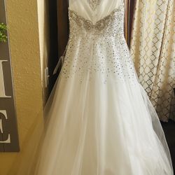 Wedding Dress  Size S  $100