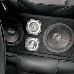 Audio Pipe AMP And 8" Audio Pipes CrossOver