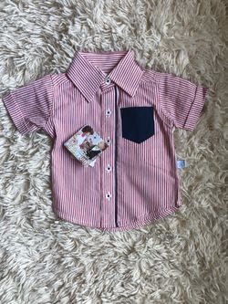 🆕 Ruffle Butts Seersucker button down