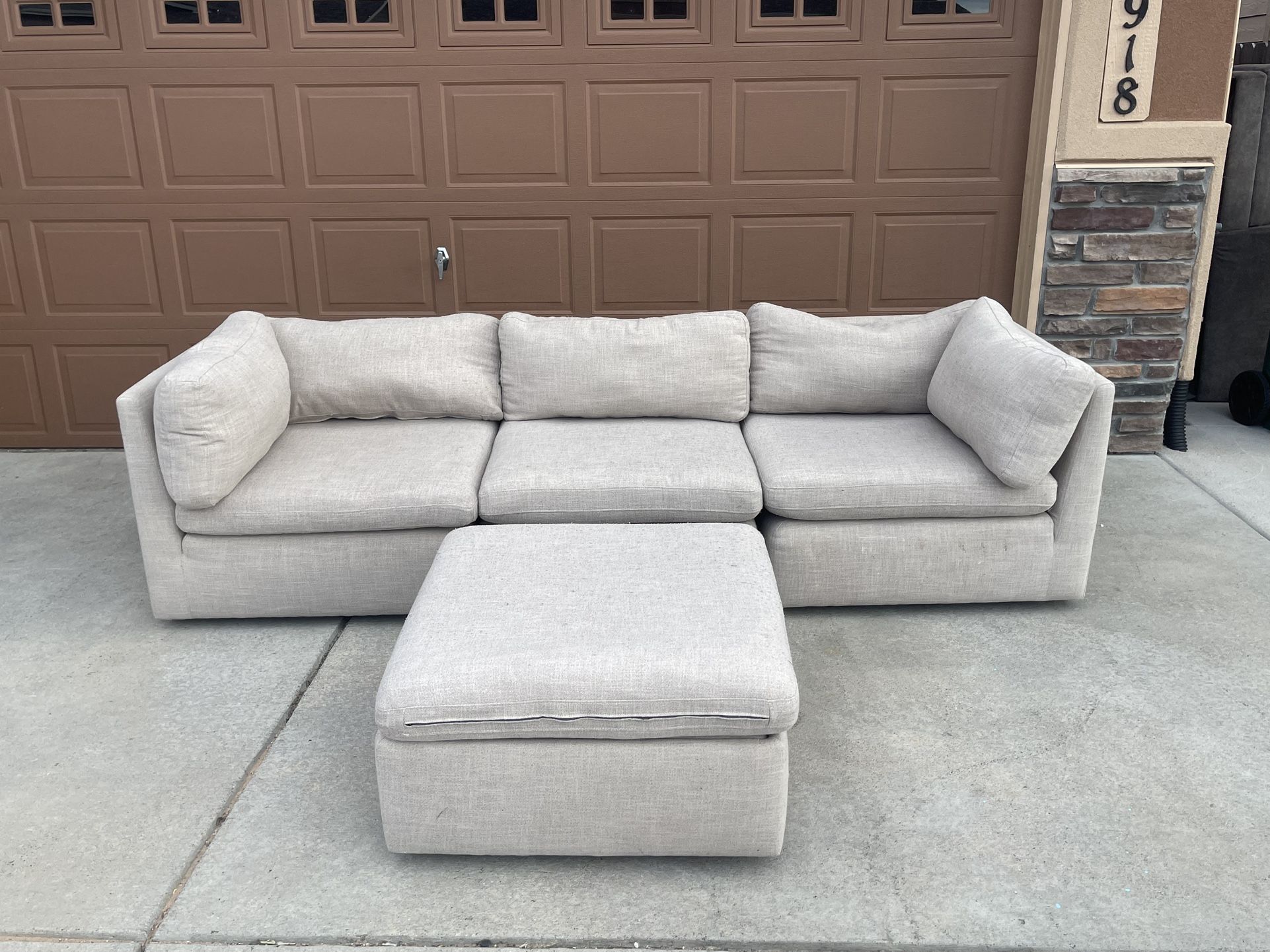 Gray Cloud Couch - FREE DELIVERY 🚚 