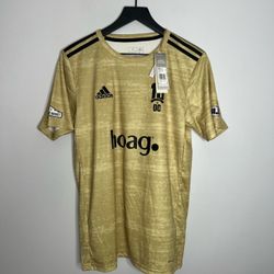 Orange County Soccer Club OCSC 2023 Anniversary Jersey Mens Small Beige Adidas