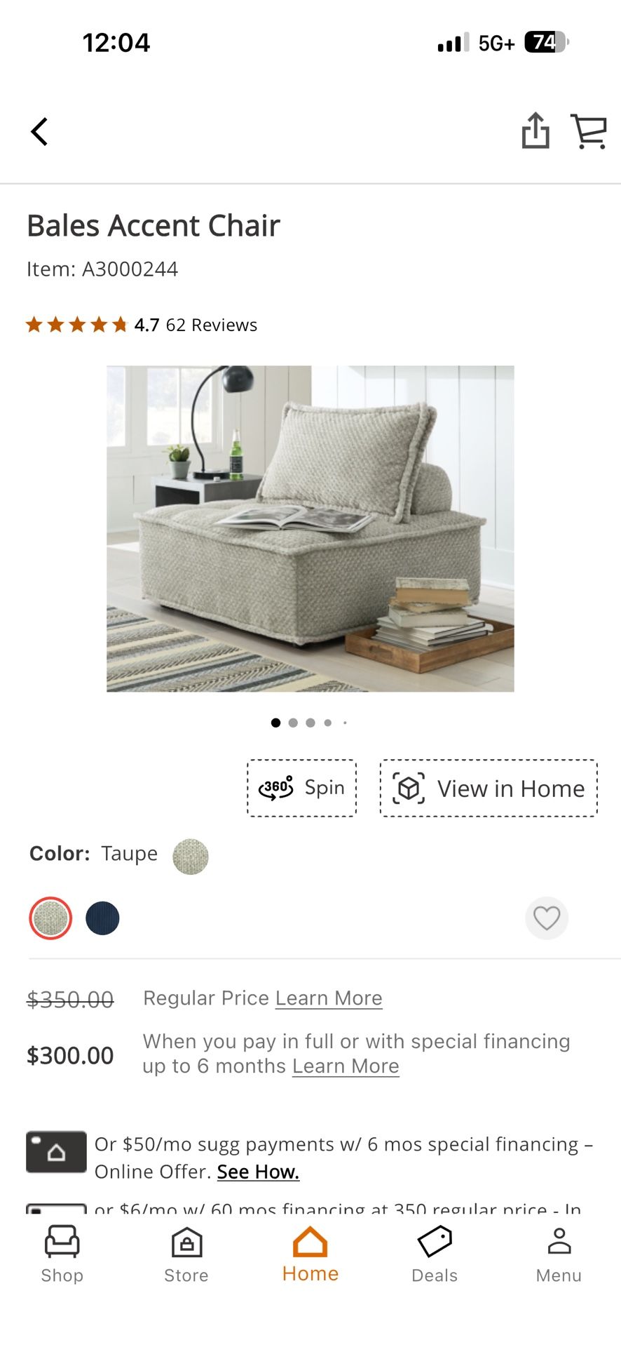 Modular Couch ($100/piece) 6 Pieces - Originally $300/ Piece