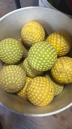 Softball Pitching Machine Balls