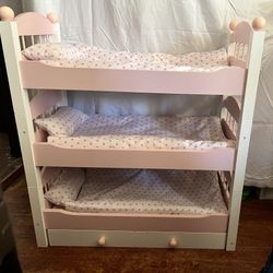 3 Tier Doll Bed With Trundle