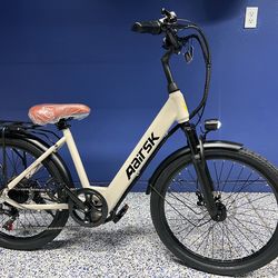 SU7 E Mountain Bike for Adults-750W Peak Motor Electric Commuter Bikes, 25MPH EBike, 36V Battery EBikes, 21-Speed Front Suspension Electric Bicycle