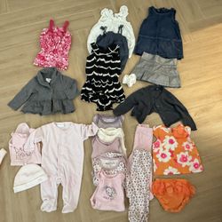 Baby Girl Clothes Bundle 