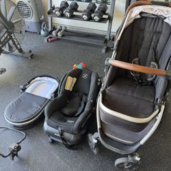 Mockingbird Stroller Maxicosi Micro 30 With Bassinet 