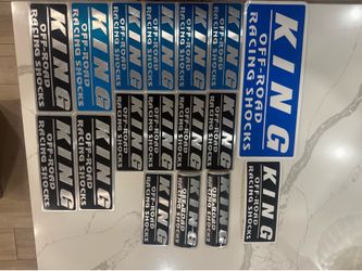 King Shocks Stickers