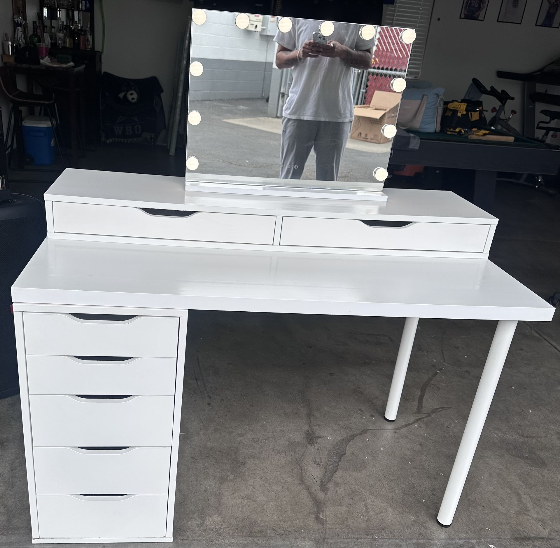 Ikea Vanity And Mirror 