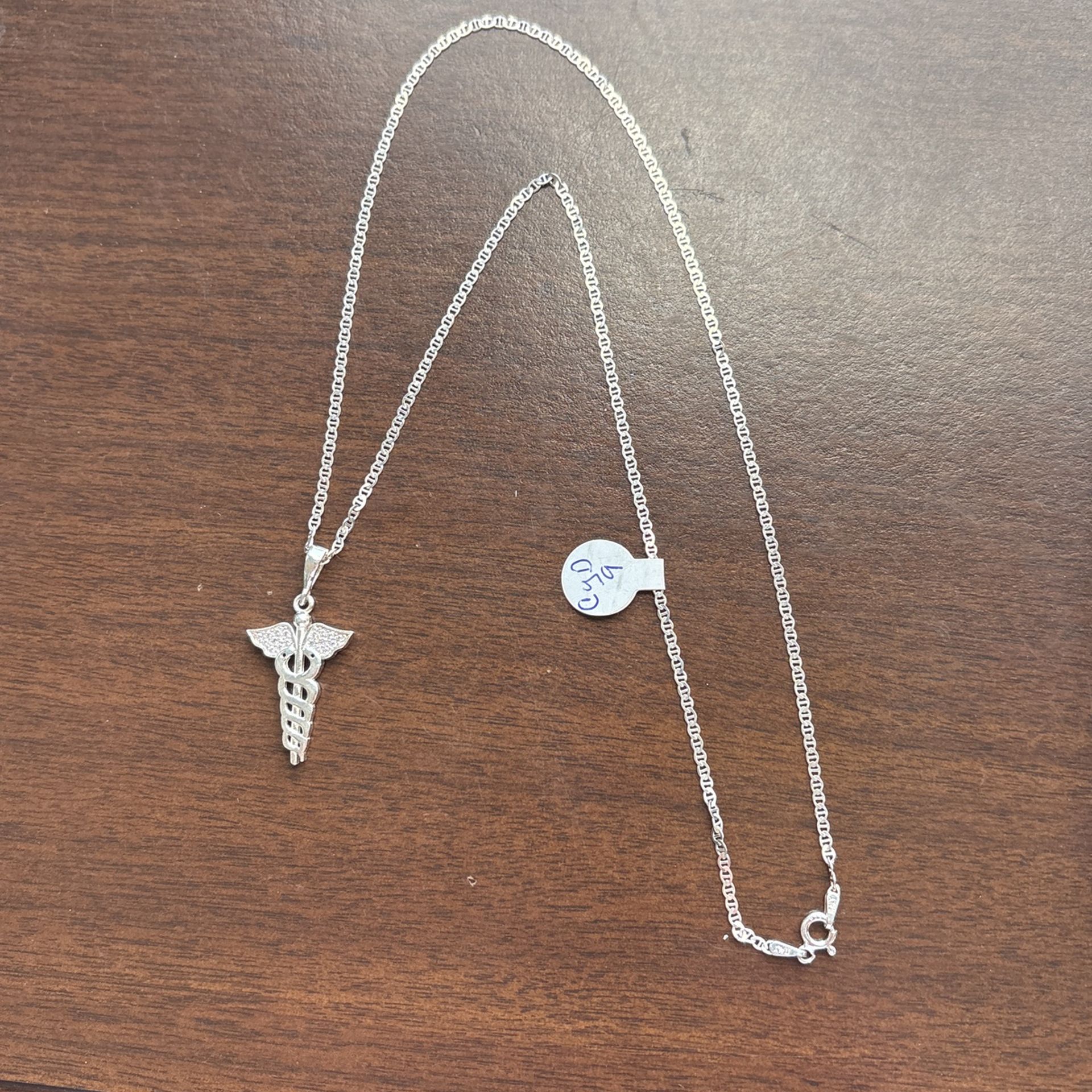 Cadena Fina De Plata Nueva