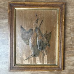 Antique Framed Art High Relief 