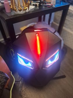 Blinking eyes backpack
