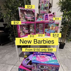 New Barbies Dolls Kid Girl toy, Airplane, Camper, All Prices At The Photo On Pellow/ Barbies Nuevas