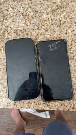 Broken iPhones (13 and 10)