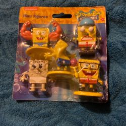 SpongeBob Mini Figures .