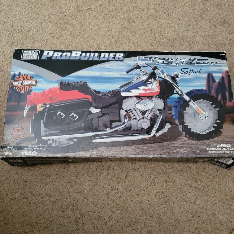 Mega Bloks ProBuilder Harley Davidson Softail Motorcyle - NEW (Open Box)