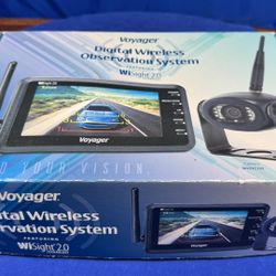 Voyager WiSight 2.0 Digital Wireless Observation/Rear View/Backup Camera System RV / Motorhome/Camper Trailer 