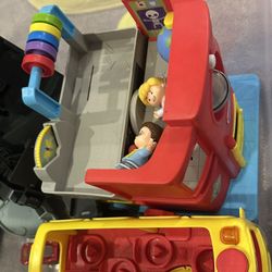 Little People School And bus