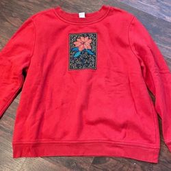 Holiday Edition Poinsettia Sweatshirt