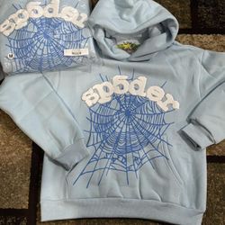 Blue Sp5der Hoodie