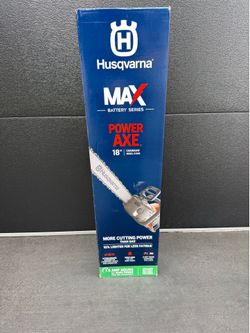 Husqvarna Power Axe 350i 40-volt 18-in Battery 7.5 Ah Chainsaw Battery Included Charger Included