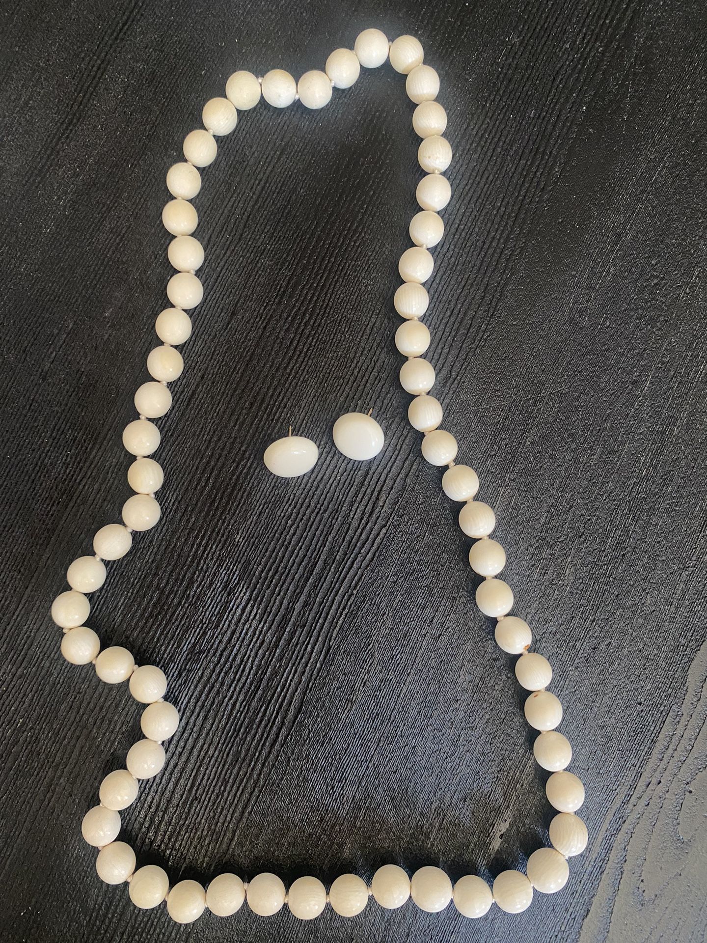 Vintage Ivory Necklace Set