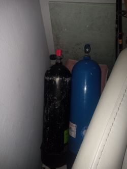 Scuba Diving Tanks Full With air