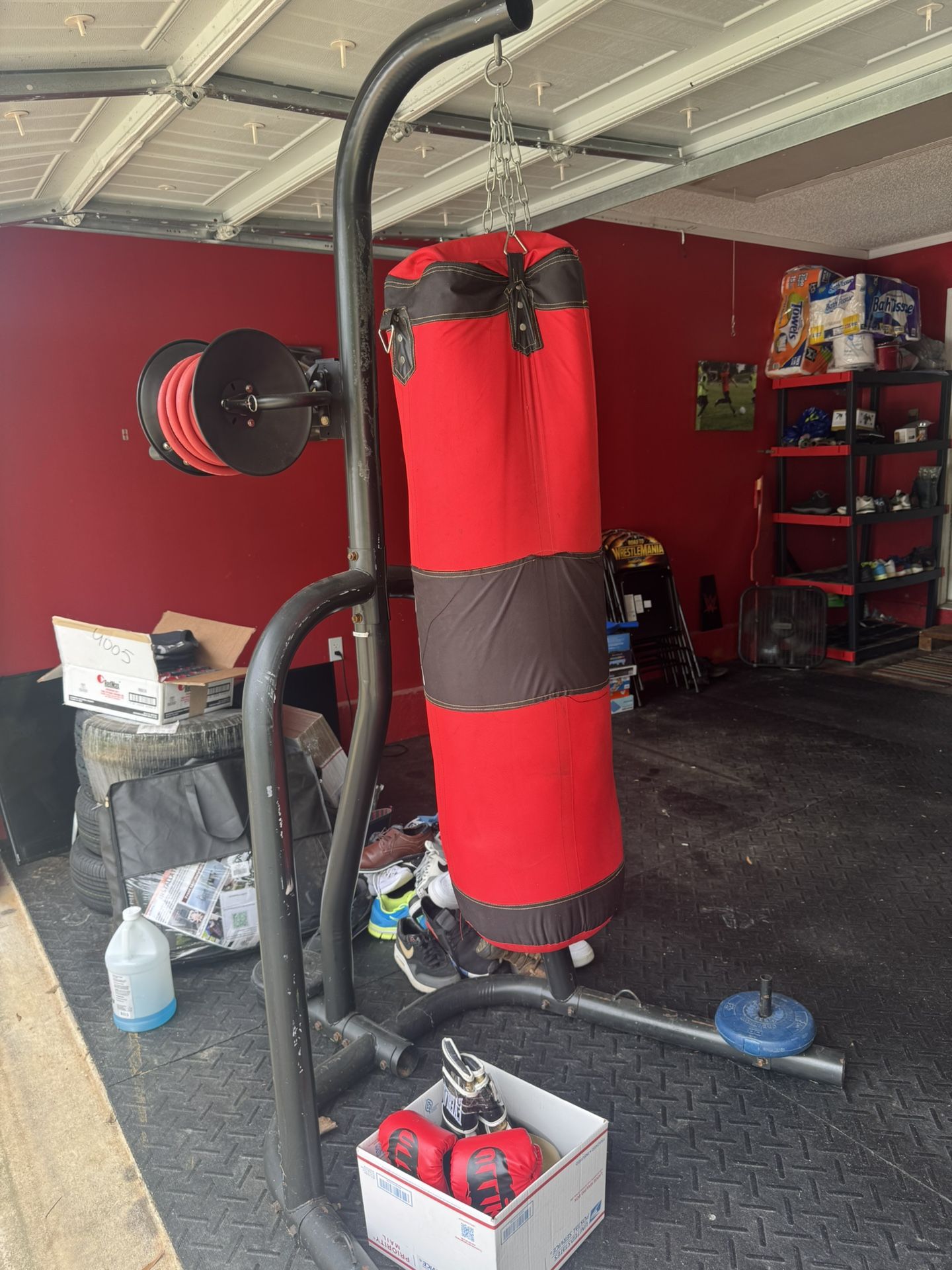 Punching Kicking Bag W Stand