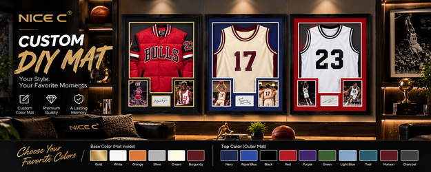 NICE C Custom DIY Extra Large Jersey Display Frame