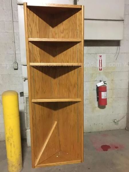 8ft Tall Corner Cabinet / Shelf