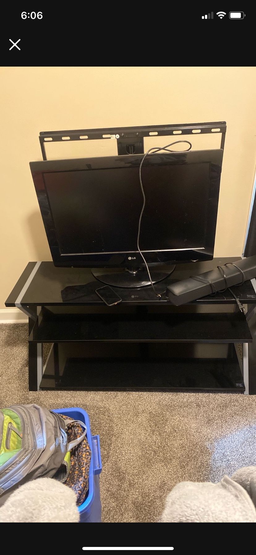 Glass Tv Stand
