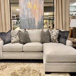 Dellara Chalk Sofa Chaise /Sectional