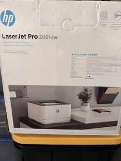 HP LaserJet Pro 3001dw Wireless Black & White Laser Printer