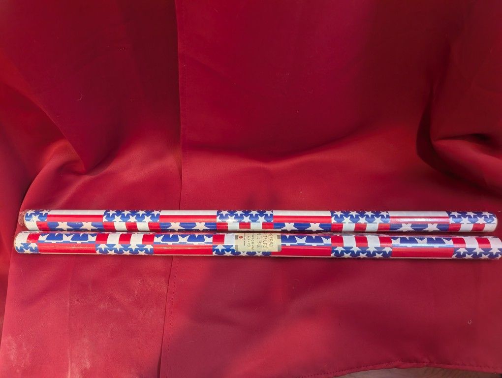 American Flag Wrapping Paper