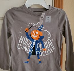 Toddler Kids Baby Halloween Boy Girl Autumn Winter Pumpkin Long Sleeve T-Shirt  
Size: 4T
New, never been wear. 