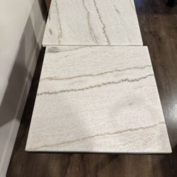 Square End Table (X2) for Sale